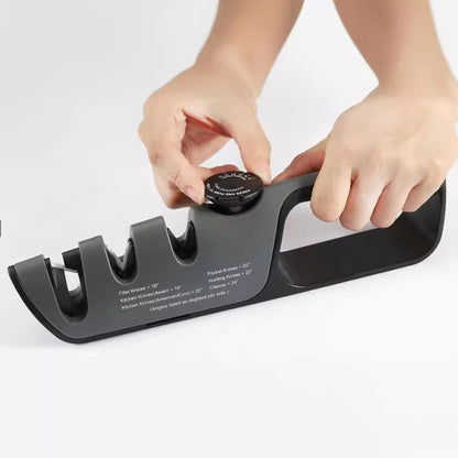 Support pan European shipping--Knife Sharpener 5 In 1 Adjustable Angle Kitchen Grinding Machine Professional Knife Scissors Sharpening Tools Home Kitchen Knife