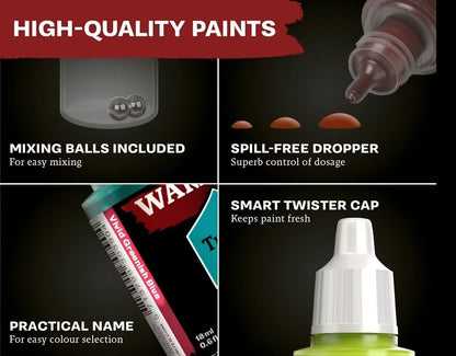 Army Painter Warpaints Fanatic: Matt Black 18ml