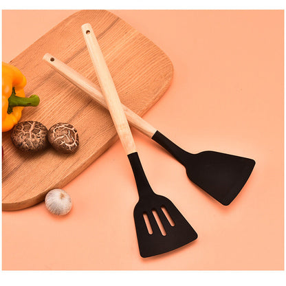 New 12Pcs Kitchen Utensils Set Silicone Cooking Nonstick Spatula Turner Spoon Tools UK