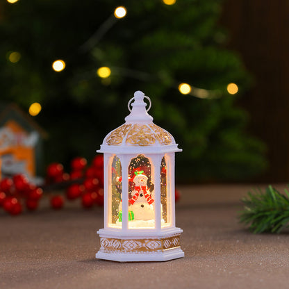Christmas Glowing Candle Lamp Desktop Decoration