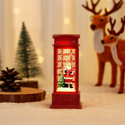 Christmas Glowing Candle Lamp Desktop Decoration