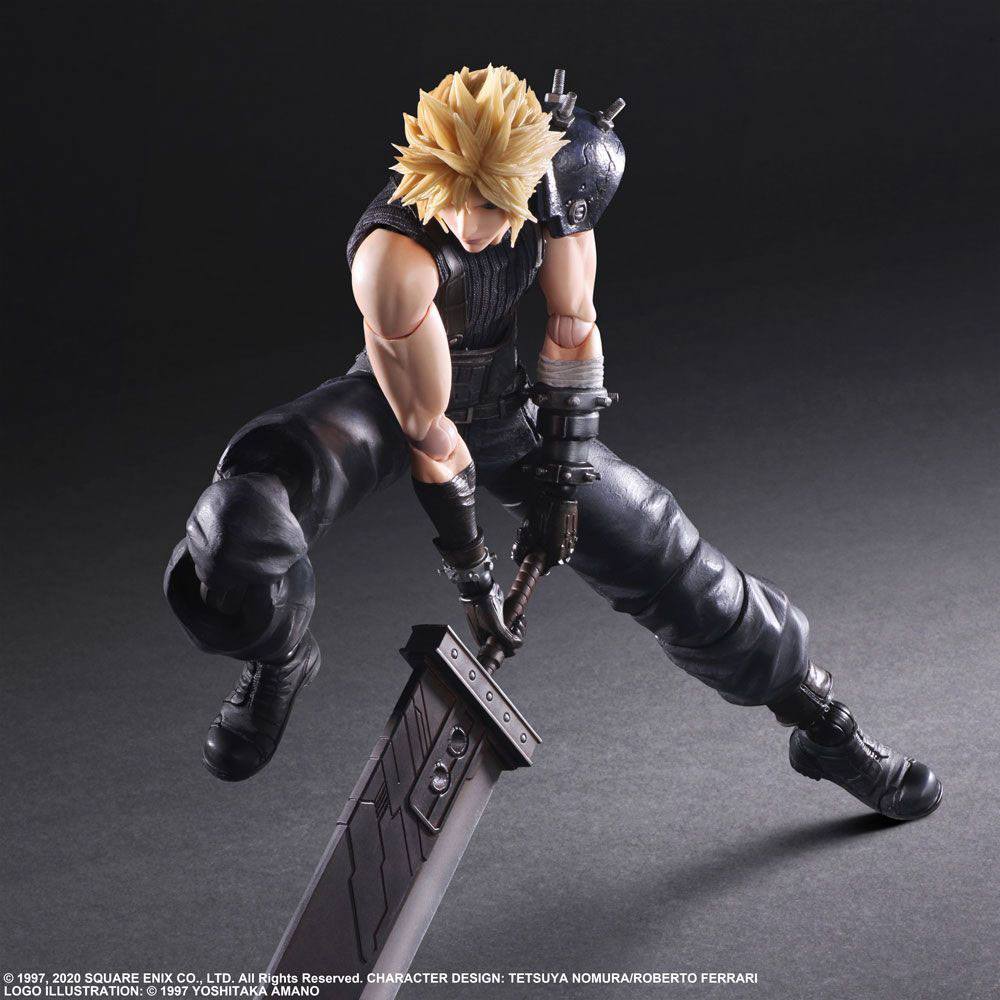 Final Fantasy VII Remake Play Arts Kai Action Figure Cloud Strife Ver. 2